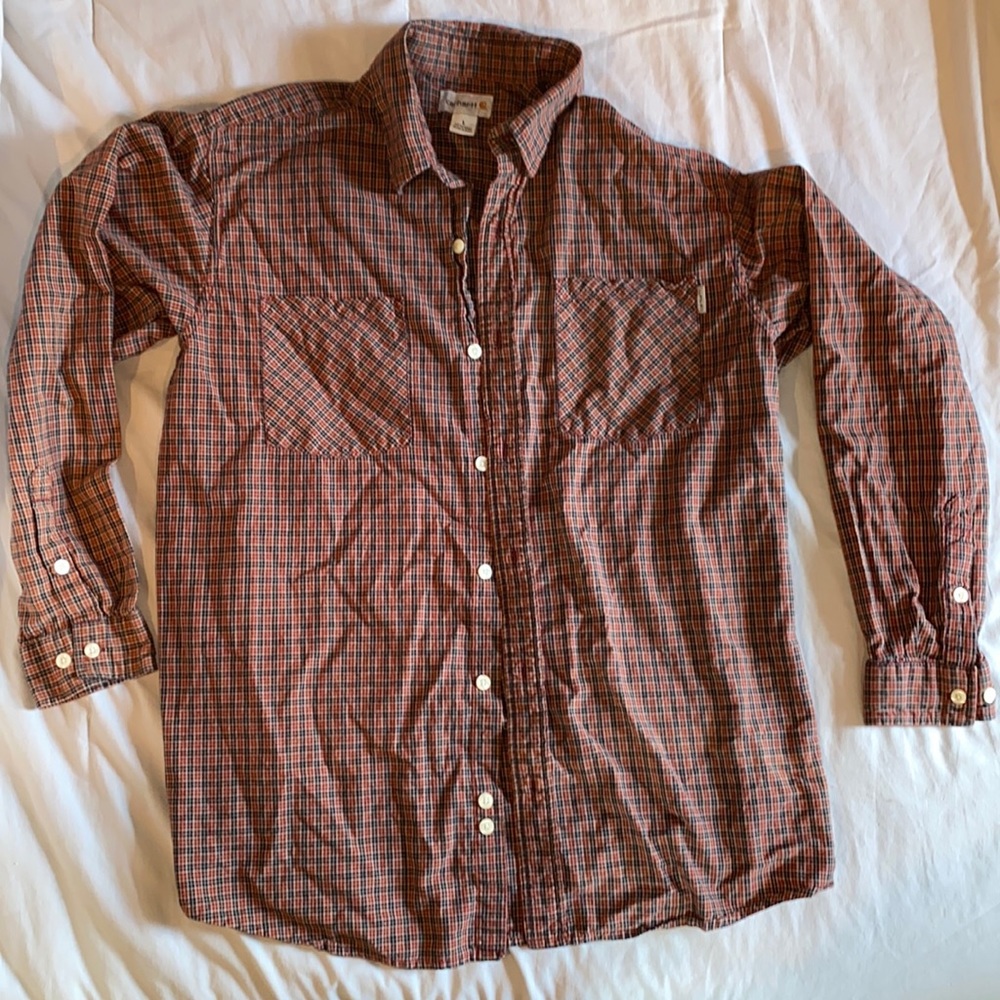 Carhartt Plaid Button Down Shirt